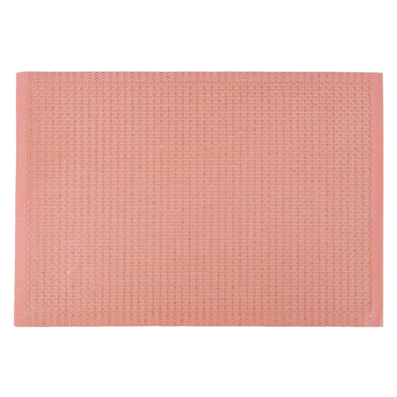 Suport farfurie, Zola®, roz cu sclipici 41x39