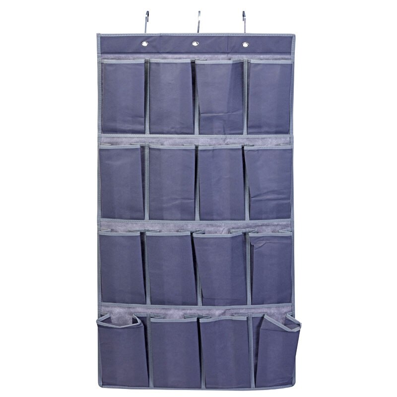 Suport organizare cu 16 buzunare, poliester, Dim 45 x112 cm , cu 3 carlige pentru agatare