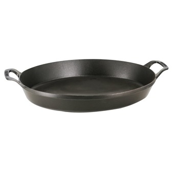 Tava ovala din fonta 37 cm - Staub Tava ovala din fonta 37 cm - Staub
