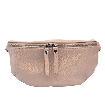 Borseta dama,piele,Toro Nero,Waist glam pale pink Borseta dama,piele,Toro Nero,Waist glam pale pink