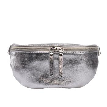 Borseta dama,piele,Toro Nero,Waist glam silver Borseta dama,piele,Toro Nero,Waist glam silver