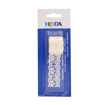 Banda autoadeziva decorativa din hartie Heyda-17 mm x 2 m , filigran Banda autoadeziva decorativa din hartie Heyda-17 mm x 2 m , filigran