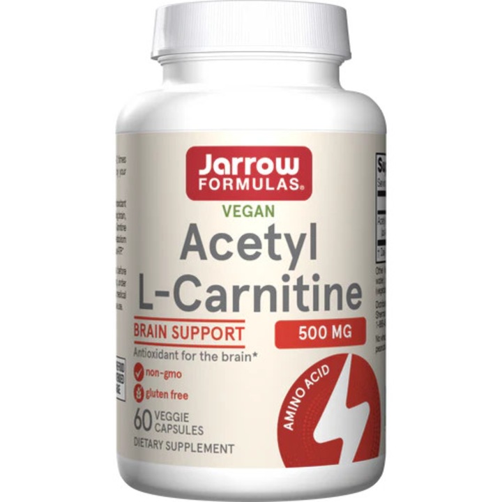 Хранителна добавка Acetyl L-Carnitine 500mg Jarrow Formulas, 60 капсули Secom