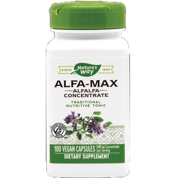 Supliment alimentar Alfa-Max Nature's Way, 100 capsule Secom Supliment alimentar Alfa-Max Nature's Way, 100 capsule Secom