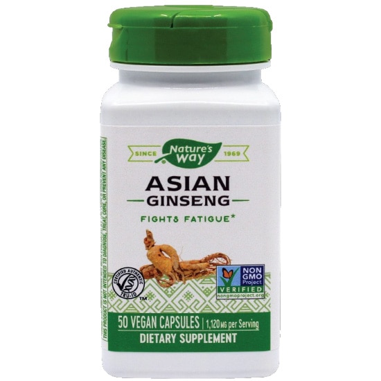 Supliment alimentar Asian Ginseng 560 mg Nature's Way, 50 capsule Secom
