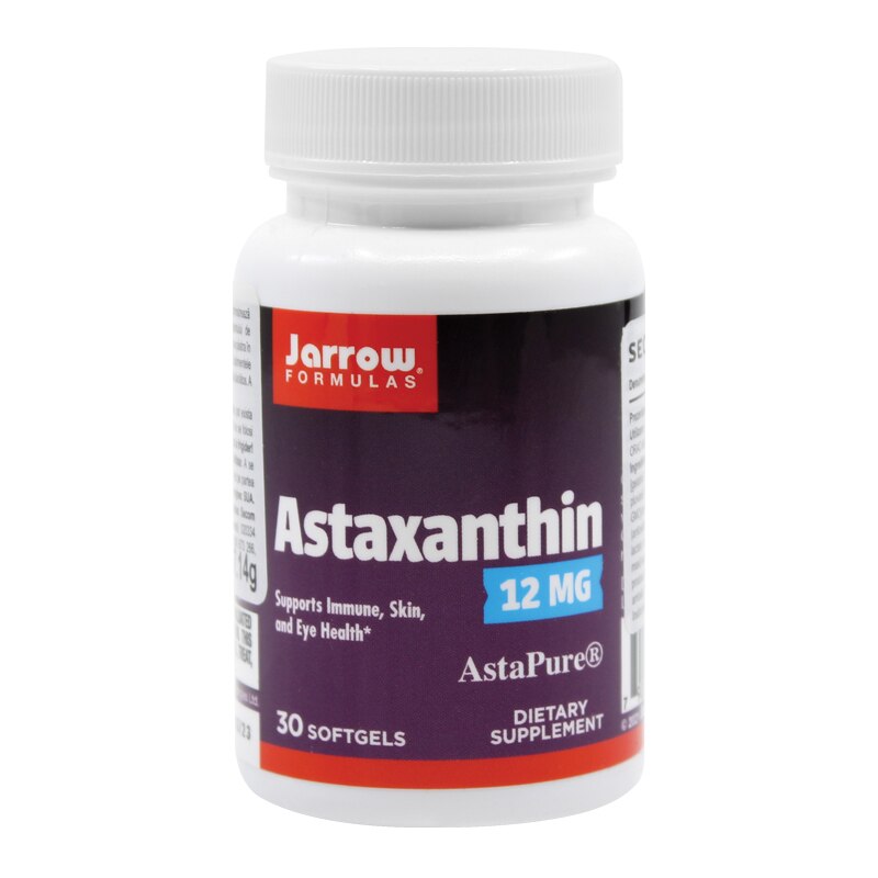 Supliment alimentar Astaxanthin 12mg Jarrow Formulas, 30 capsule Secom