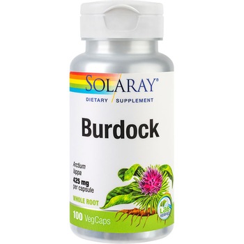 Supliment alimentar Burdock (Brusture) 425 mg Solaray, 100 capsule Secom Supliment alimentar Burdock (Brusture) 425 mg Solaray, 100 capsule Secom