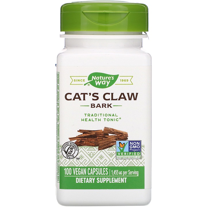 Supliment alimentar Cat's Claw 485mg Nature's Way, 100 capsule Secom