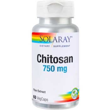 Supliment alimentar Chitosan 750 mg Solaray, 60 capsule Secom Supliment alimentar Chitosan 750 mg Solaray, 60 capsule Secom