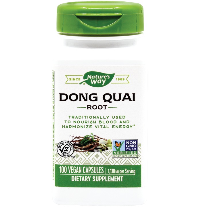 Supliment alimentar Dong Quai 565 mg Nature's Way, 100 capsule Secom