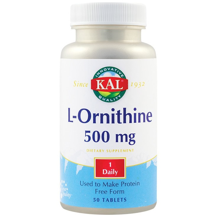 Supliment alimentar L-Ornithine 500mg Kal, 50 tablete Secom