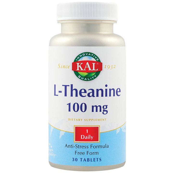 Supliment alimentar L-Theanine 100mg Kal, 30 tablete Secom