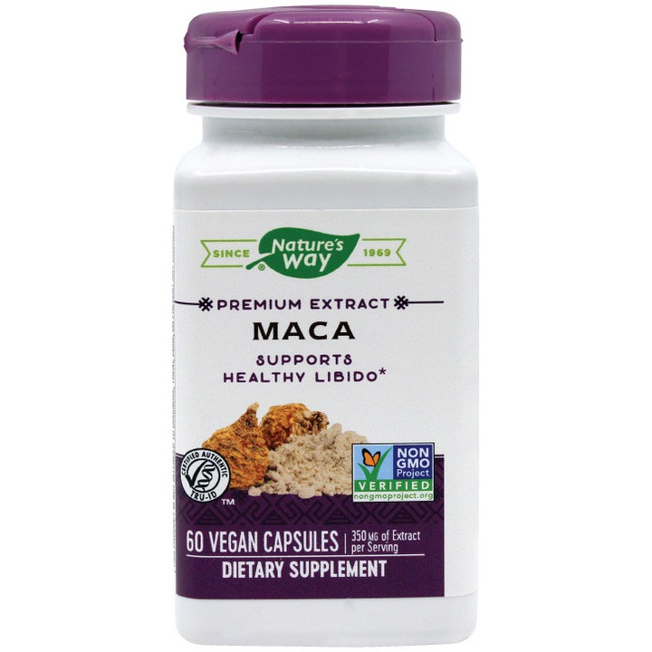 Supliment alimentar Maca Nature's Way, 60 capsule, Secom