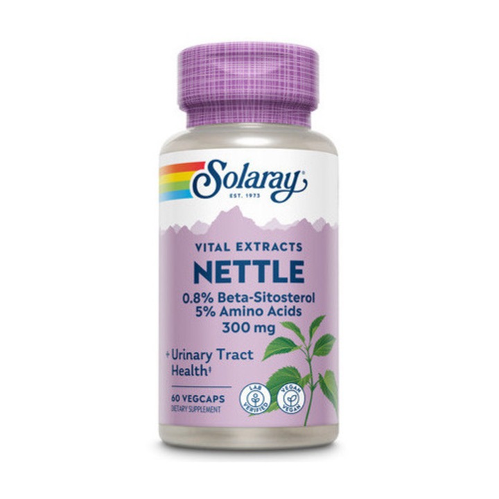 Supliment alimentar Nettle Root (urzica) Solaray, 60 capsule Secom
