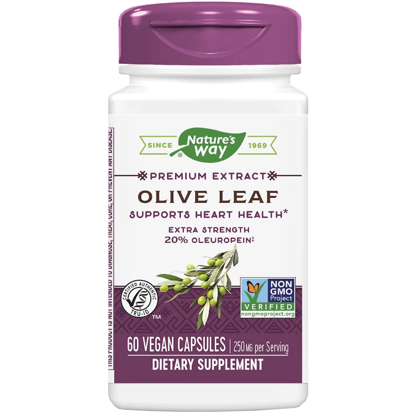 Supliment alimentar Olive Leaf 20% SE Nature's Way, 60 capsule Secom