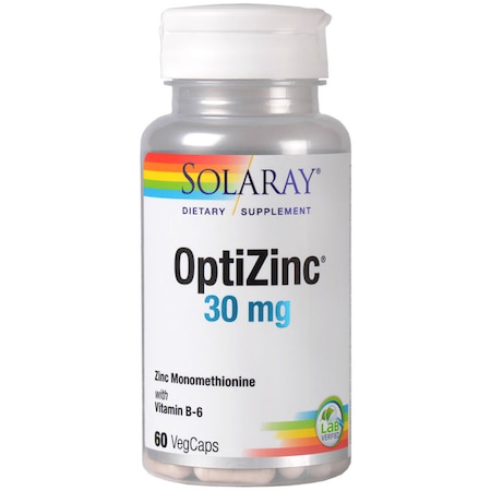 Supliment alimentar OptiZinc 30 mg Solaray, 60 capsule Secom