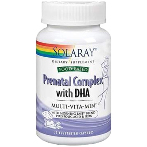 Supliment alimentar Prenatal Complex with DHA Multi-Vita-Min Solaray, 30 capsule Secom