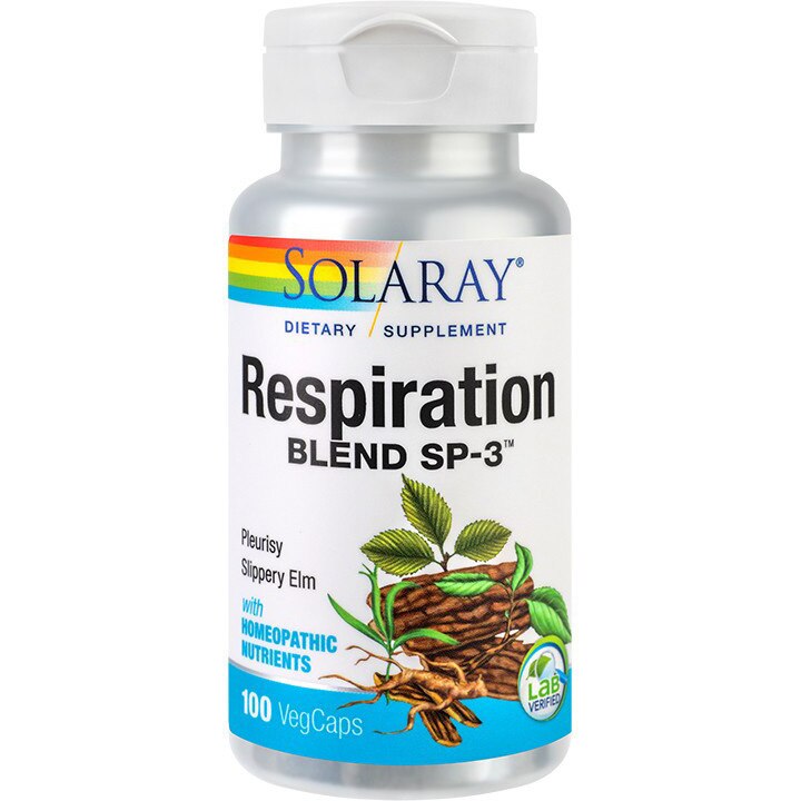 Supliment alimentar Respiration Blend Solaray, 100 capsule Secom