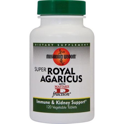Supliment alimentar Super Royal Agaricus Mushroom Wisdom, 120 tablete Secom