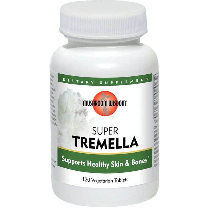 Supliment alimentar Super Tremella Mushroom Wisdom, 120 tablete Secom