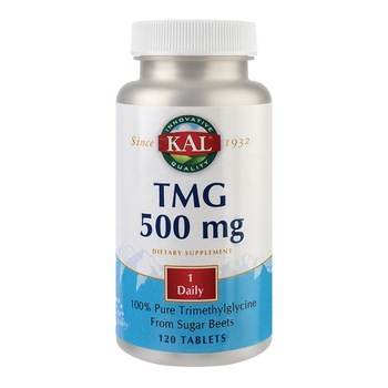 Supliment alimentar TMG 500 mg Kal, 120 tablete, Secom Supliment alimentar TMG 500 mg Kal, 120 tablete, Secom