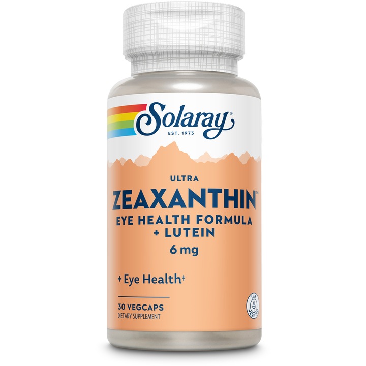 Supliment alimentar Ultra Zeaxanthin 6 mg Solaray, 30 capsule Secom
