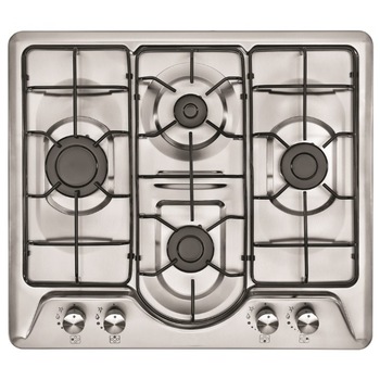 Plita incorporabila Studio Casa Roma Caro Inox, 4 arzatoare gaz, gratare emailate, aprindere electrica Plita incorporabila Studio Casa Roma Caro Inox, 4 arzatoare gaz, gratare emailate, aprindere electrica