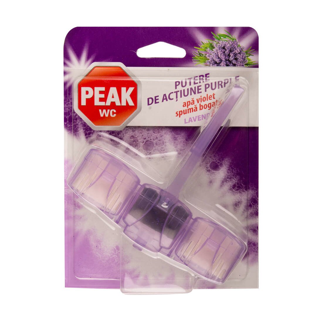 Odorizant wc Peak Putere de Actiune Purple 1 x 45 gr