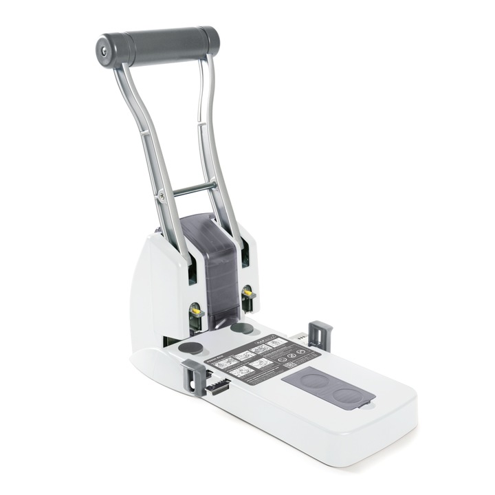 Perforator, Rapesco, 2xGaura, 150 de coli, Alb