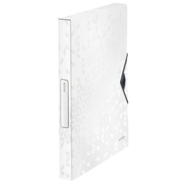 Папка, Leitz, Пластмаса, A4, 30 mm, Бяла