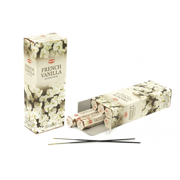 Set betisoare parfumate Hem FRENCH VANILLA 1 set x 6 cutii x 20 betisoare