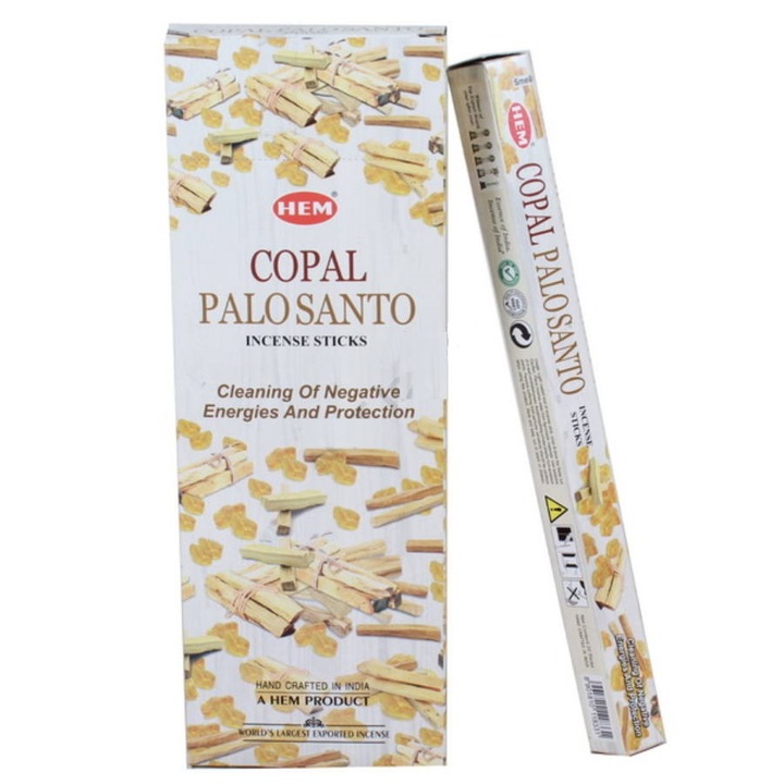 Set betisoare parfumate Hem COPAL & PALO SANTO 1 set x 6 cutii x 20 betisoare