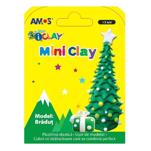 Plastilina copii model Bradut AMOS iClay 30g mini clay