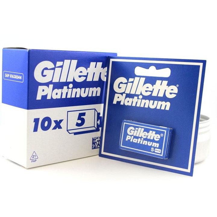 Set lame, Gillette Platinum , 50 bucati