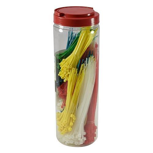 Set 1000 coliere de plastic multicolore 150x2.5 mm