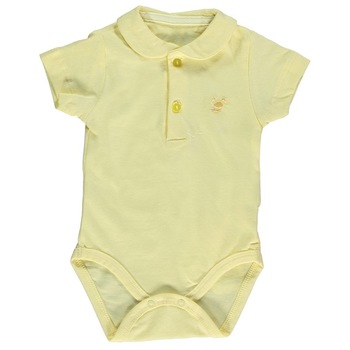 Body tip polo cu maneca scurta, Bebetto - Rabbit, Galben Body tip polo cu maneca scurta, Bebetto - Rabbit, Galben