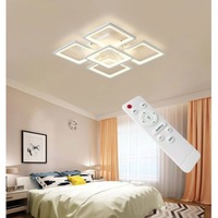 Lustra LED Square Design Patrata cu Telecomanda, lumina calda/ rece / lumina naturala si intensitate reglabila L8830/5