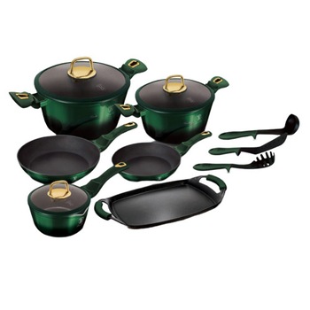 Set oale 12 piese, invelis titan, Berlinger Haus, BH 6066 Set oale 12 piese, invelis titan, Berlinger Haus, BH 6066