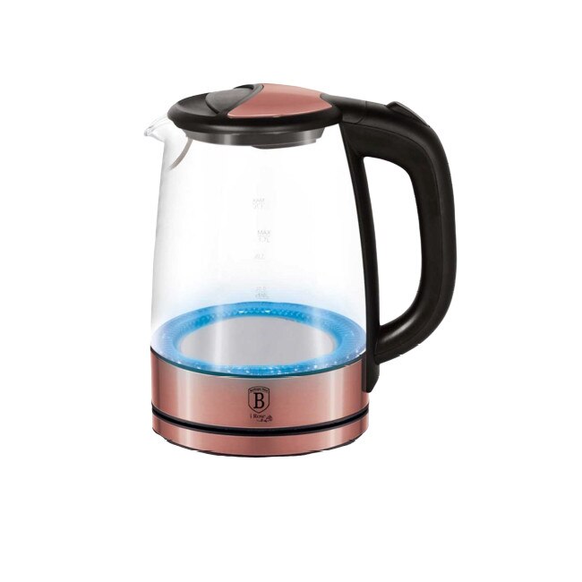 Ceainic electric, Berlinger Haus, 1.7l, lumina LED, Rose