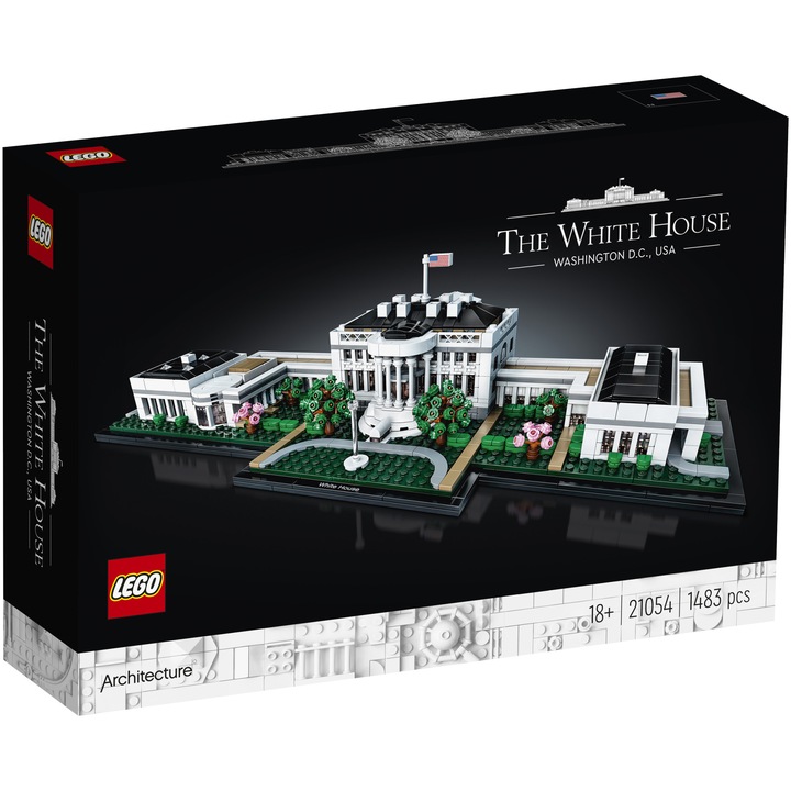 LEGO Architecture - Белият дом 21054, 1483 части