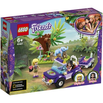 LEGO Friends - Salvarea puiului de elefant din jungla 41421, 203 piese LEGO Friends - Salvarea puiului de elefant din jungla 41421, 203 piese