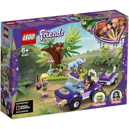 LEGO Friends - Salvarea puiului de elefant din jungla 41421, 203 piese