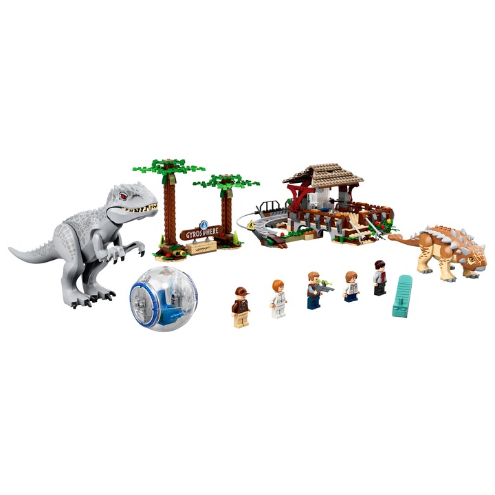 LEGO Jurassic World - Indominus Rex contra Ankylosaurus​ 75941, 537 piese