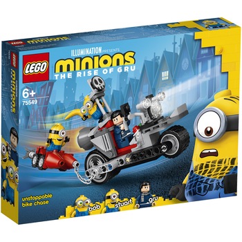 LEGO Minions - Urmarire de neoprit cu motocicleta 75549, 136 piese LEGO Minions - Urmarire de neoprit cu motocicleta 75549, 136 piese