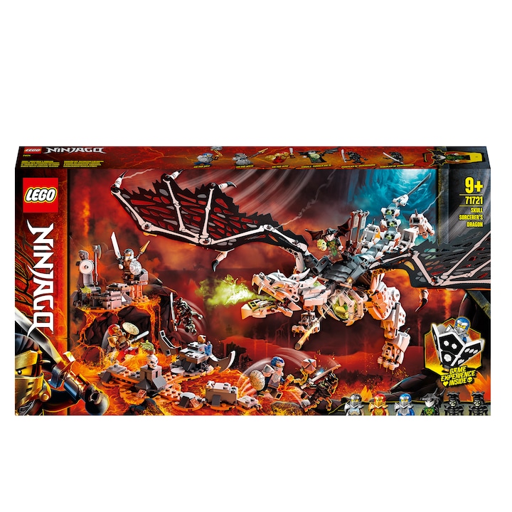 LEGO NINJAGO - Драконът на магьосника на черепите 71721, 1016 части