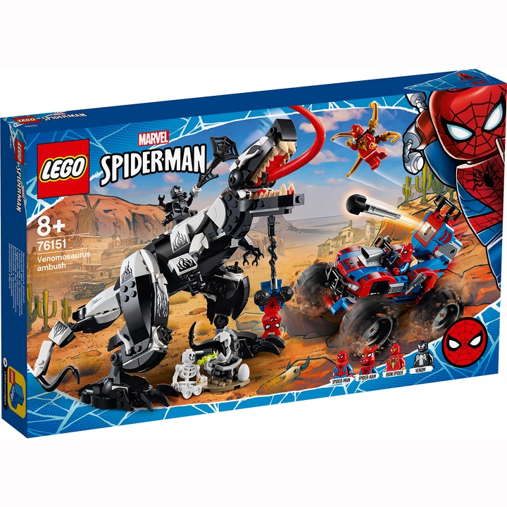 LEGO Super Heroes - Ambuscada Venomosaurus 76151, 640 piese