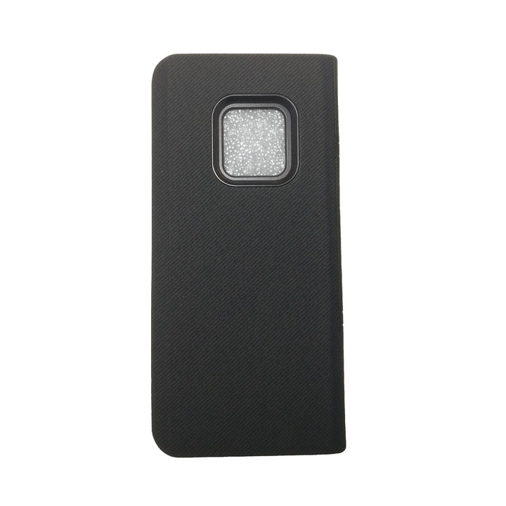 Husa compatibila cu Samsung Galaxy S9, Tip Toc Catifelat, Negru