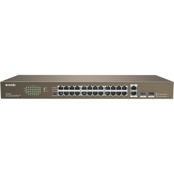 Switch desktop Tenda TEF1026F - Tenda, cu 24 porturi 10/100M, protectie fulger 6kV Switch desktop Tenda TEF1026F - Tenda, cu 24 porturi 10/100M, protectie fulger 6kV