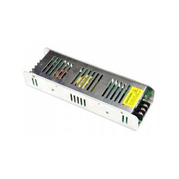 LED трансформатор, 12v 10A, сребрист, 120w, Slim