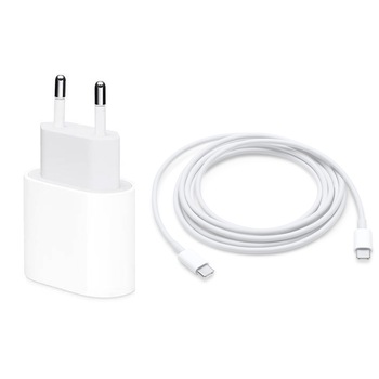 Incarcator Fast Charge Apple 18W iPad si Cablu de date Fast Charge USB-C-USB-C 1m Incarcator Fast Charge Apple 18W iPad si Cablu de date Fast Charge USB-C-USB-C 1m